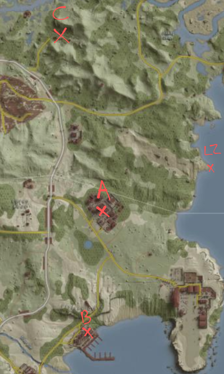 Operation Iron Nest tacmap
